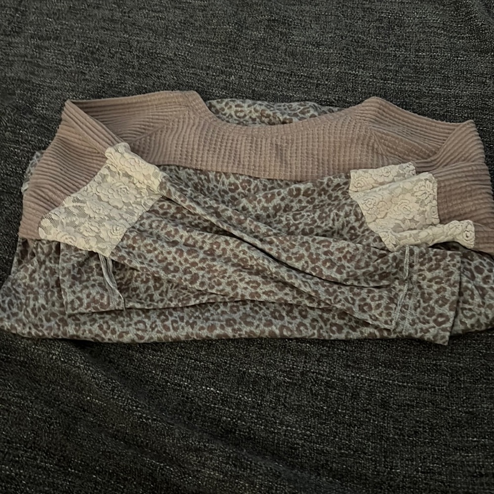Leopard print sweater